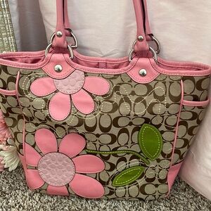 Coach 2009 flowers bleecker tote